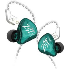 CCA KZ ZST X In-Ear Austiņas 1BA 1DD Kabeļa austiņas HiFi Ergonomiskas spēļu austiņas ar 2-Pin noņemamu kabeli dziedātājiem Mūziķiem Audiophile DJ