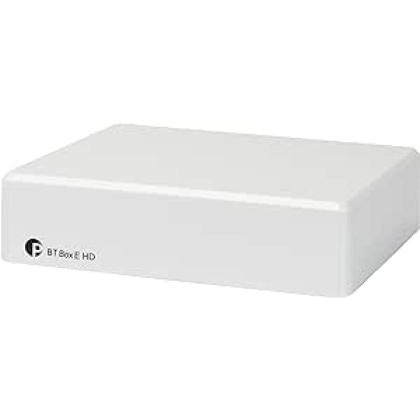 Pro-Ject BT Box E HD, augstas izšķirtspējas BT5.0 audio uztvērējs ar aptX HD, balts