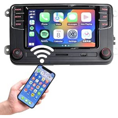 Rilycay RCD360 RCD330 radio 6RD 035 187B radio ar Carplay un Android automašīnas radio audio Bluetooth MirrorLink Golf 5 6 MK5 MK6 Polo Passat B6 B7 CC Tiguan (RCD360 Plus)