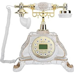 VBESTLIFE Retro Telephone, European Vintage Traditional Old Fashioned Landline Phone for Gifts, Living Room, Bedroom Bed, Study, Hotel