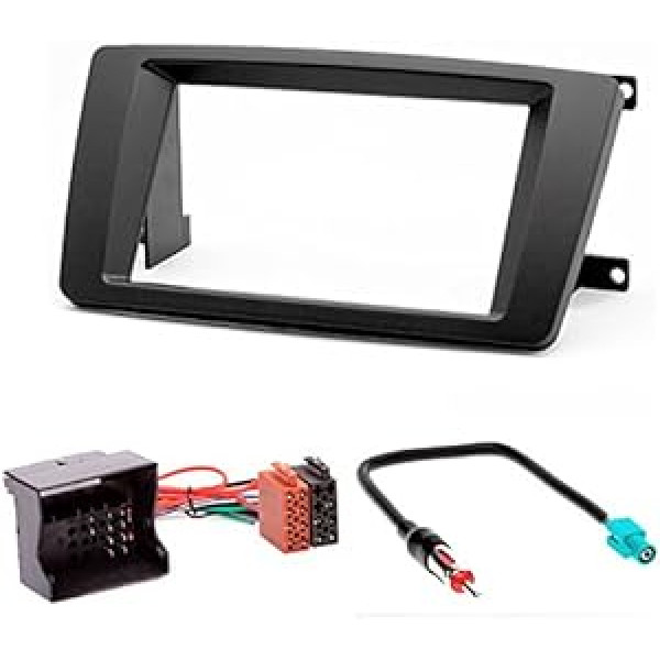 Campervan 09 004 25 7 Double Din Car Stereo Fascia Fitting Kit SKODA OCTAVIA 2004-2013, Laura 2004-2008 - Yeti 2009 +