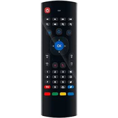 VINABTY MX3 2.4G bezvadu infrasarkanā tālvadības pults ar tastatūru Piemērota Android Smart TV Box IPTV HTPC Mini PC Windows iOS Mac Xbox