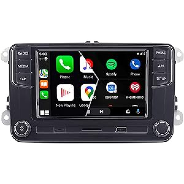 SCUMAXCON Car Radio 6,5 collu RCD360 330 Carplay un Android automašīnu Bluetooth RVC FM/AM SD USB skārienekrāns VW 2015+ Cars Polo 6r Polo 6c MQB Plug Cars