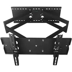 Intecbrackets® — 900 mm Reichweite für TV-Wandhalterungen für 117-165 cm TV-Geräte mit hoher Reichweite - doppelter Arm für zusätzliche Sicherheit mit Dreh- und Kippmechanismus mit einem extrem von unfest un festig Gewich kgt