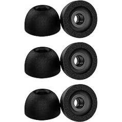 3 pāri Galaxy Buds2 Pro ausu aizbāžņu nomaiņa, Ultra Comfort Galaxy Buds2 Pro austiņu ausu aizbāžņu komplekts, atmiņas putu austiņas Ausu aizbāžņu piederumi, saderīgi ar Samsung Galaxy Buds 2 Pro