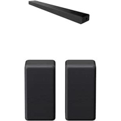 Sony HT-A5000 5.1.2 kanālu Dolby Atmos Soundbar SA-RS3S Atmos 3D skaņa + 360° telpiskā skaņa Uzlabota telpiskās skaņas pieredze