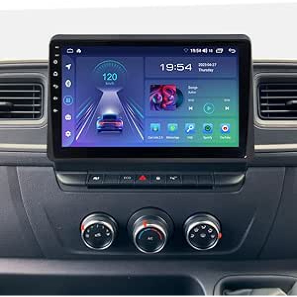 ACAVICA 2 + 32 GB 9 collu Android 12 automašīnas radio priekš Renault Master Opel Movano B skārienekrāna GPS navigatora automašīnas radio stereo ar bezvadu Carplay Bluetooth WiFi DSP USB (radio priekš Renault Master)