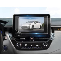 BIBIBO Premium navigācijas plēve priekš Toyota Corolla Hybrid/Hetchback 2022 2023, 8 collu PET ekrāna aizsargs automašīnai, Toyota Corolla pret skrāpējumiem izturīgs ekrāna aizsargs, ekrāna aizsargplēves (2 gab. iepakojumā)