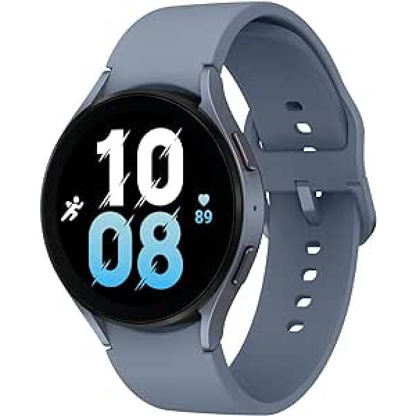 Samsung Galaxy Watch5 Round LTE viedpulkstenis Wear OS fitnesa pulkstenis fitnesa izsekotājs 44 mm Sapphire (vācu versija)