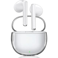 Bezvadu austiņas iPhone 15 14 Pro Max 13 12, stereo HiFi austiņas Bluetooth 5.3 ar ENC mikrofonu, In-Ear bezvadu austiņas Sport for Pixel 8 7a 6a Samsung A34 A54 Galaxy S24 Ultra S23 A33