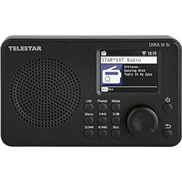 Telestar DIRA M 5i interneta radio Bluetooth USB multivides funkcijas Modinātājs