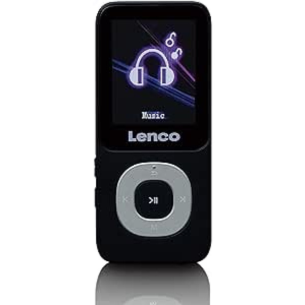 Lenco Xemio 659MIX MP3 atskaņotājs - MP3/MP4 atskaņotājs - 1,8 collu TFT LCD ekrāns - E-grāmatas funkcija - Balss ierakstīšana - Video funkcija - Akumulators ar 300 mAh - 4GB SD karte (paplašināma) - Pelēka