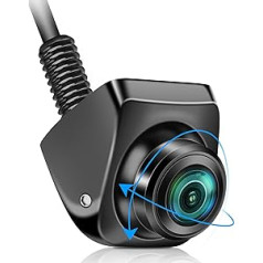 Vtopek atpakaļgaitas kamera AHD 1080P atpakaļgaitas kamera automašīnai 360° regulējama kamera AHD 720P atpakaļgaitas kamera 170° platleņķa IP69 ūdensizturīgas universālas atpakaļgaitas kameras dzīvojamajām mājām, SUV, pikapiem,