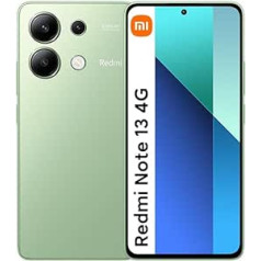 Xiaomi Redmi Note 13 4G Unlocked Smartohone, 8GB + 256GB Octa-core, 6.67 Inch 120Hz AMOLED Display, 108MP Triple Camera, Snapdragon 685 Processor, 5000mAh Battery 33W Fast Charging (Mint Green)