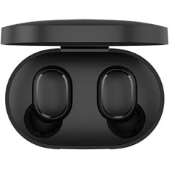 Xiaomi Redmi Buds Essential, HD skaņas kvalitāte, Bluetooth 5.2, 18 stundu akumulatora darbības laiks, IPX4 ūdensizturīgs, mono/stereo režīms, spēles režīms, skaidrs zvans (melns)