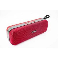 TELLUR Loop Bluetooth skaļrunis ar radio, 10 W, kompakta mūzikas kaste Bluetooth ar patiesu bezvadu stereo, radio Bluetooth kaste, brīvroku funkcija, USB, MicroSD/TF slots, AUX ligzda 3,5 mm, BT 5.0