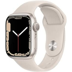 Apple Watch Series 7 (GPS, 41MM) — Aluminiumgehäuse Polarstern Mit Sportarmband Polarstern (Generalüberholt)