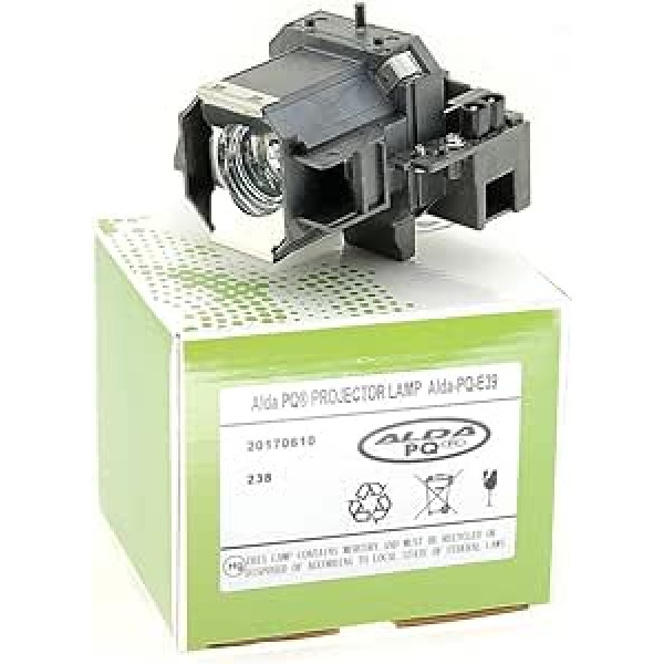 Alda PQ-Premium, Beamerlampe / Ersatzlampe für EPSON EMP-TW700 Projektoren, Lampe un Gehäuse