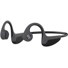 PUSOKEI Bone Conduction austiņas, ūdensnecaurlaidīgas Bluetooth 5.0 atvērtas austiņas austiņas, bezvadu sporta austiņas mobilajiem tālruņiem, datoriem, planšetdatoriem un sportam