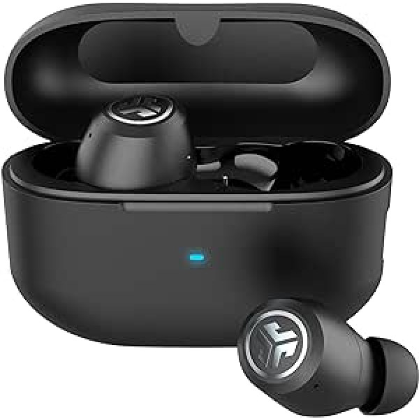 JLab JBuds True Wireless ANC 3 ieliekamās austiņas Bluetooth, viedās aktīvās trokšņu slāpēšanas bezvadu austiņas 42+ stundu atskaņošanas laiks, IP55 sviedru izturīgs, EQ3 skaņa, austiņas ar mikrofonu un USB