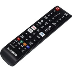 Inncomm Original TV nuotolinio valdymo pultas BN59-01315M Tinka Samsung TV Smart su Netflix Prime Video Samsung TV | Nuotolinio valdymo pultas | Suderinamas su GQ50Q74AAU, GQ50QN92AAT, GQ50QN93AAT