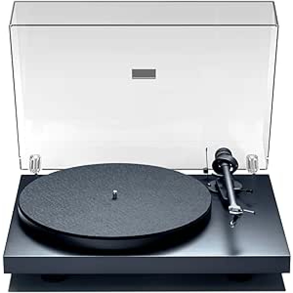 Pro-Ject Debut III Manueller Plattenspieler (MM-Tonabnehmer Ortofon OM 5E, Pro-Ject 8.6 Tonarm) matt-schwarz