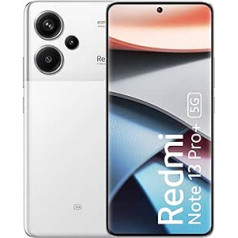 Xiaomi Redmi Note 13 Pro+ 5G viedtālrunis 8+256GB, 6.67 Super QPD, 120W HyperCharge, 2.8GHz, balts (ES versija)