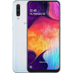 Samsung Galaxy A50 viedtālrunis 16,3 cm/6,4 collas, 128 GB iekšējā atmiņa, 4 GB RAM — vācu versija, viedtālrunis, 128 GB, balts