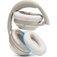 WC SweatZ XM3 aizsargājošie austiņu ausu vāciņi Sony WH1000XM3 no WC | Savietojams tikai ar Sony XM3 Over Ear Headphones | Noturīgs pret sviedriem un viegli mazgājams | Bēšs