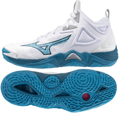 Mizuno WAVE MOMENTUM 3 MID batai V1GA231721 / 44 / balta