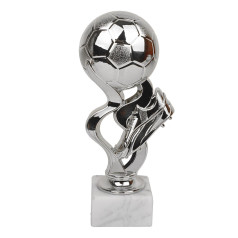 Futbolo statulėlė NT948/S / 19 cm / sidabras