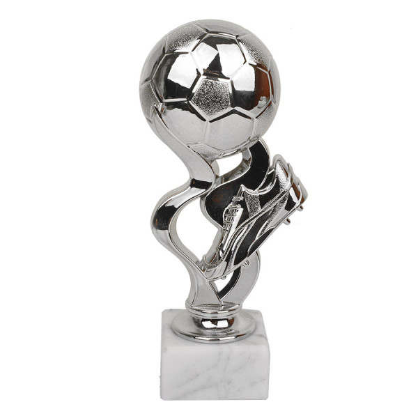 Futbola statuete NT948/S / 19 cm / sudrabs