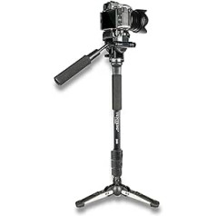 Yunteng VCT-288 Monopods fotografēšanai un video ar rotējošu pamatni