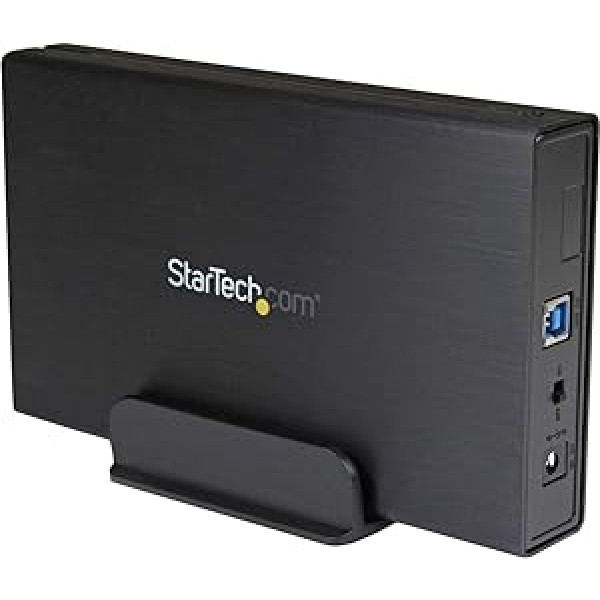 StarTech. com S3510BMU33 – 3,5 IN MELNS USB 3.0 ĀRĒJĀ SATA III cietā diska korpuss ar UASP portatīvo ārējo HDD