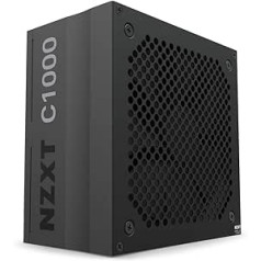 Nzxt C1000 PSU (2022) - PA-0G1BB-UK - 1000 Watt Power Supply - 80+ Gold Certified - Fully Modular Cable - ATX Gaming Power Supply