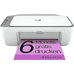 HP DeskJet 2720e daudzfunkciju printeris, 6 mēnešu bezmaksas drukāšana ar iekļautu HP Instant Ink, printeris, skeneris, kopētājs, WiFi