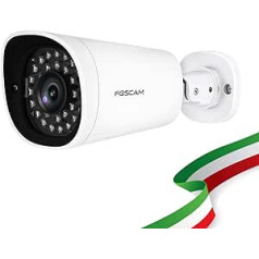 Foscam G4EP IP novērošanas kamera Full HD 4 MP ar Micro SD karti aizsardzība pret laikapstākļiem IP66 nakts redzamība līdz 20 m