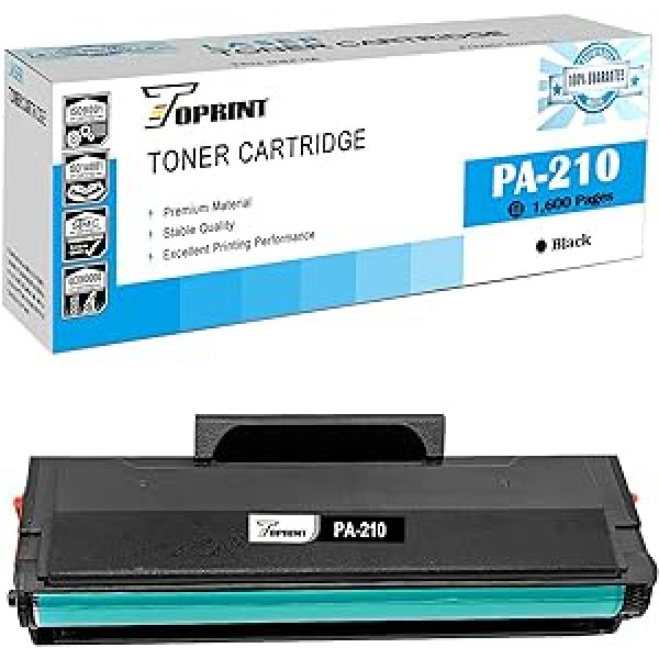 TOPRINT PA210 PA-210 PA 210 saderīga tonera kasetne 1600 lappuses melns priekš P2500 P2502 P2502W P2508W M6600N M6600W M6600NW M6602 M6602NW M6602 M6602NW M6608 N M60W M60W M60W M608 0N M6500W M6500NW