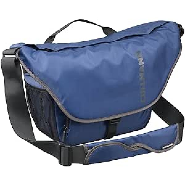 CULLMANN - 98316 - MADRID Sports Maxima 325+ blau/grau Kamera- und Zubehör-Messenger-Tasche für kompakte CSC DSLR mit angesetztem Zoomobjektiv oder Camcorder - Innenmaß: 280x200x110mm