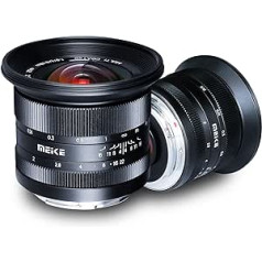 Meike 12 mm f2.0 īpaši plata leņķa manuālā fokusa objektīvs, kas saderīgs ar Sony E Mount spoguļkamerām A6400 A5000 A5100 A6000 A6100 A6300 A6500 A6600