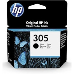 HP 305 3YM61AE melna oriģinālās tintes kasetne, kas saderīga ar HP DeskJet 2700, 4100, Envy Series 6020, 6030, 6420, 6430