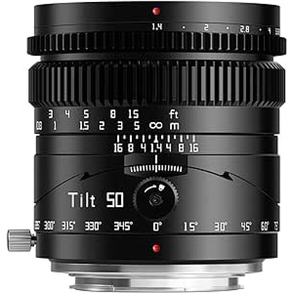 TTArtisan Tilt 50 mm F1.4 Lens (50 mm F1,4 Tilt Leica/Panasonic/Sigma)