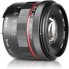 MEIKE MK-50MM F/1.7 Prime objektīvs, kas ir savietojams ar Sony pilna kadra kameru, piemēram, A7II A9 (E-Mount)