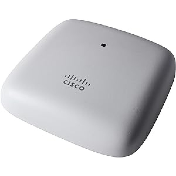 Cisco Business 140AC 802.11ac 2x2 Wave 2 piekļuves punkts 1 GbE ports — griestu stiprinājums, mūža ierobežota aizsardzība (CBW140AC-E)