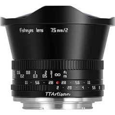 TTARTISAN 7,5 mm F2.0 APS-C zivs acs kameras objektīvs manuālais fokuss Nikon Z stiprinājumam