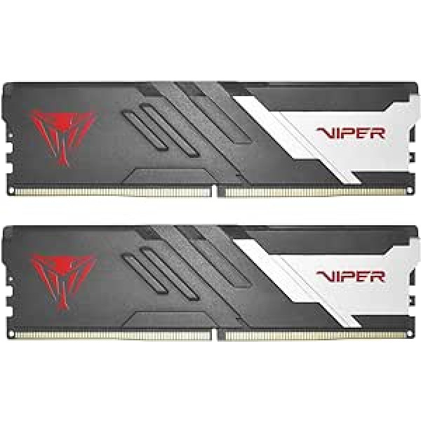 Patriot Viper Venom DDR5 32 GB (2 x 16 GB) 7400 MHz UDIMM galddatoru spēļu atmiņas komplekts — PVV532G740C36K