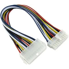 20 Pin Male Female ATX Power Supply PSU Extension Cable 30 cm