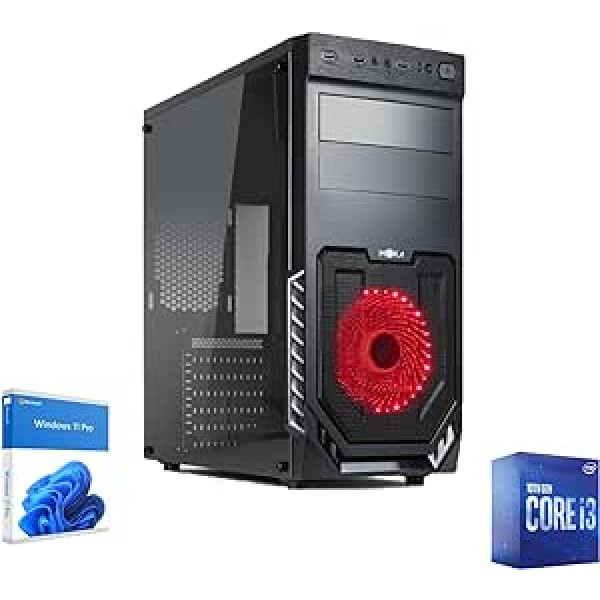 PC galddators Intel I3-9100F 4,2 GHz 9° Gen. M.2 Ssd 512 GB, RAM 8 GB Ddr4 2400 MHz/Licenza Windows 10 Pro 64 bitu/Wifi 300 Mbps/HDMI, Dvi, Vga