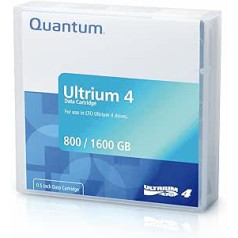 Quantum Data Cartridge LTO4 Media Ultrium 800 1, 6TB, 3341344