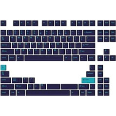 DROP + MiTo GMK lāzera pielāgotas mehāniskās tastatūras tastatūras vāciņu komplekts — 120 taustiņi, Doubleshot, ķiršu profils, 60%, 65% un TKL izkārtojumiem utt. (Synthwave)